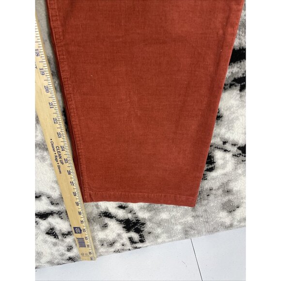 Prana Corduroy Jeans Mens Size 36x30 Rustic Orange Straight Leg Outdoors Comfort - Picture 6 of 14